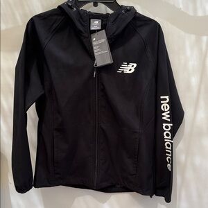 New Balance Black Hooded Jacket